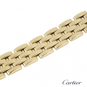 Cartier 18k Yellow Gold Maillon Panthere Bracelet